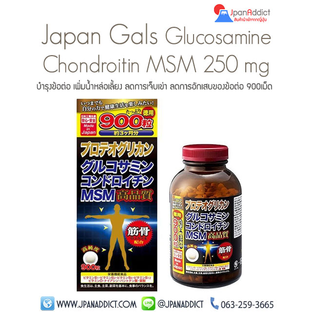 Glucosamine Chondroitin MSM 250mg กลูโคซามิน